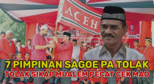 Cek Mat Dipecat; Tujuh Pimpinan Sagoe PA Aceh Utara Tolak Keputusan Mualem